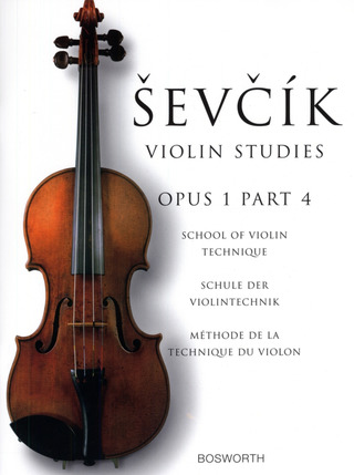 Otakar Ševčík - School Of Violin Technique, Opus 1 Part 4