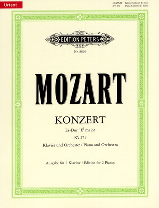 Wolfgang Amadeus Mozart: Konzert Nr. 9 Es-Dur KV 271 "Jeunehomme-Konzert"
