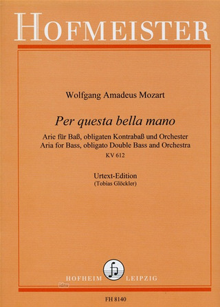 Wolfgang Amadeus Mozart - Per questa bella mano, KV 612