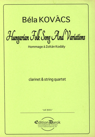Béla Kovács - Hungarian Folk Song and Variations
