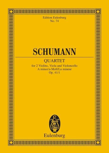 Robert Schumann - Quatuor à cordes La mineur