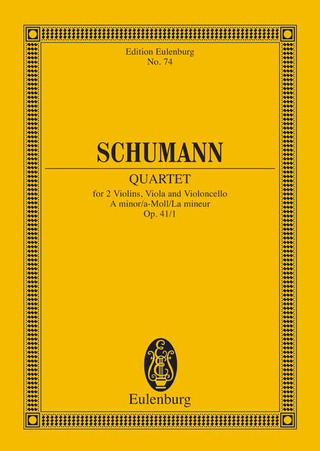 Robert Schumann - Streichquartett a-Moll