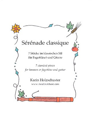 Karin Holzschuster - Sérénade classique für Fagott (Fagottino) und Gitarre Partitur und Stimme