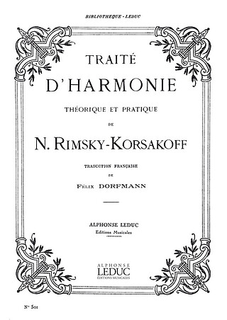 Nikolai Rimski-Korsakow - Traité d’Harmonie Théorique et Pratique