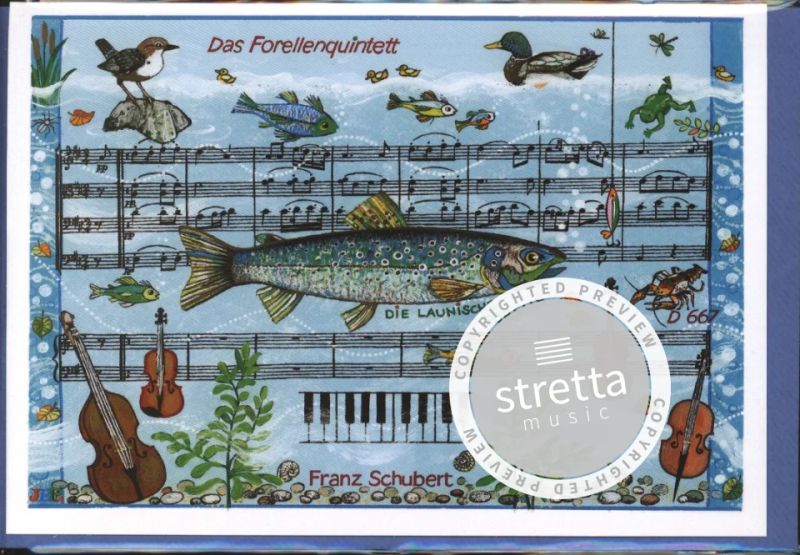 Doppelkarte Forellenquintett (Schubert)