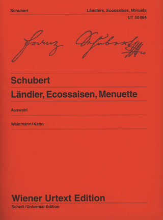 Franz Schubert - Ländler, Ecossaisen, Menuette