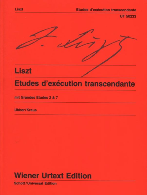 Franz Liszt - Etudes d'exécution transcendante