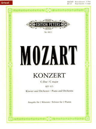 Wolfgang Amadeus Mozart - Konzert C-Dur KV 415 (387b) (Wien, Frühjahr 1783)