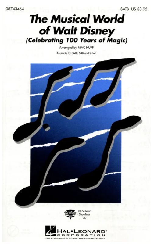 The Musical World Of Walt Disney - Satb Chor Book
