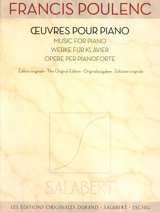 Francis Poulenc - Œuvres pour Piano