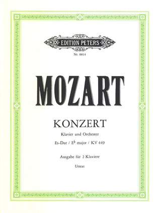 Wolfgang Amadeus Mozart: Konzert Es-Dur Nr.14 KV449 für Klavier und Orchester