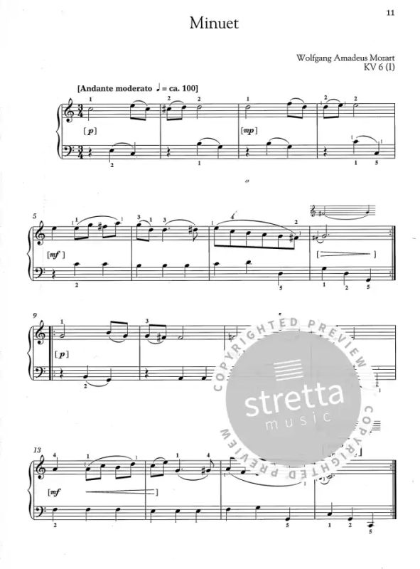 Flock Corrupt check 15 Easy Piano Pieces from Wolfgang Amadeus Mozart | buy now in the Stretta sheet  music shop