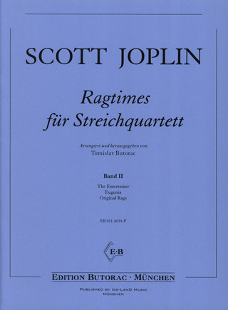 Scott Joplin - Ragtimes 2 Fuer Streichquartett
