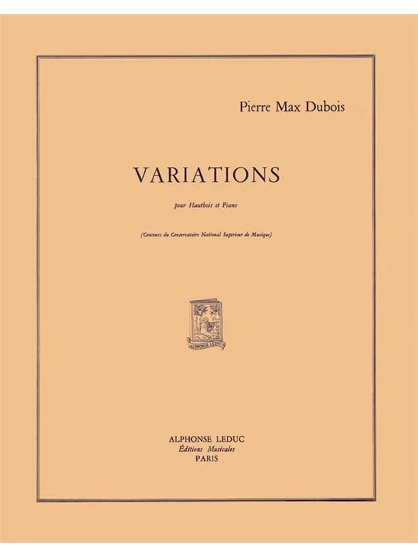 Pierre-Max Dubois - Variations For Oboe And Piano