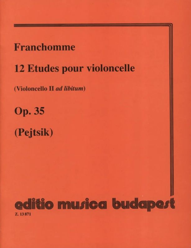 Auguste-Joseph Franchomme - 12 Etudes op. 35