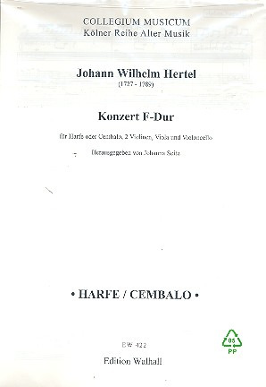 Johann Wilhelm Hertel: Konzert F-Dur