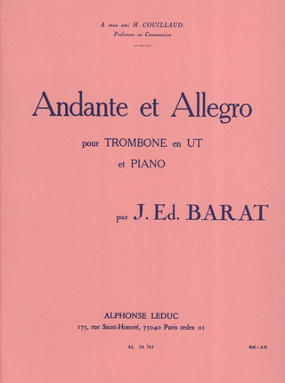 Joseph Edouard Barat - Andante et Allegro