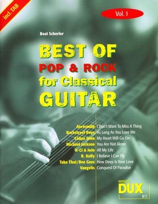Best of Pop & Rock for Classical Guitar 1