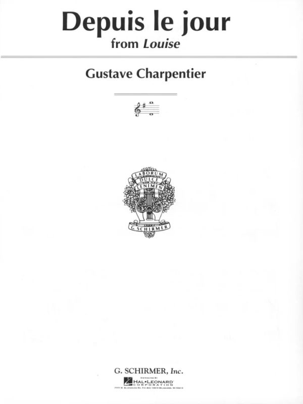 Gustave Charpentier - Depuis Le Jour