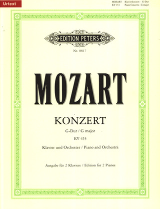 Wolfgang Amadeus Mozart - Konzert G-Dur Nr.17 KV 453 für Klavier und Orchester