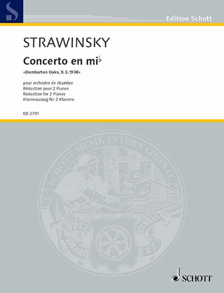 Igor Strawinsky - Concerto in Es "Dumbarton Oaks"