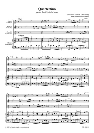 Alessandro Scarlatti - Quartettino