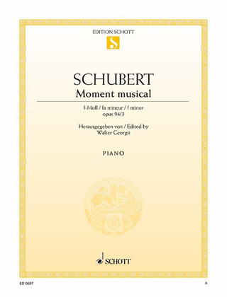 Franz Schubert - Moment musical