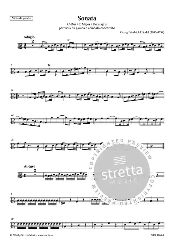 Georg Friedrich Händel - Sonate C-Dur (3)