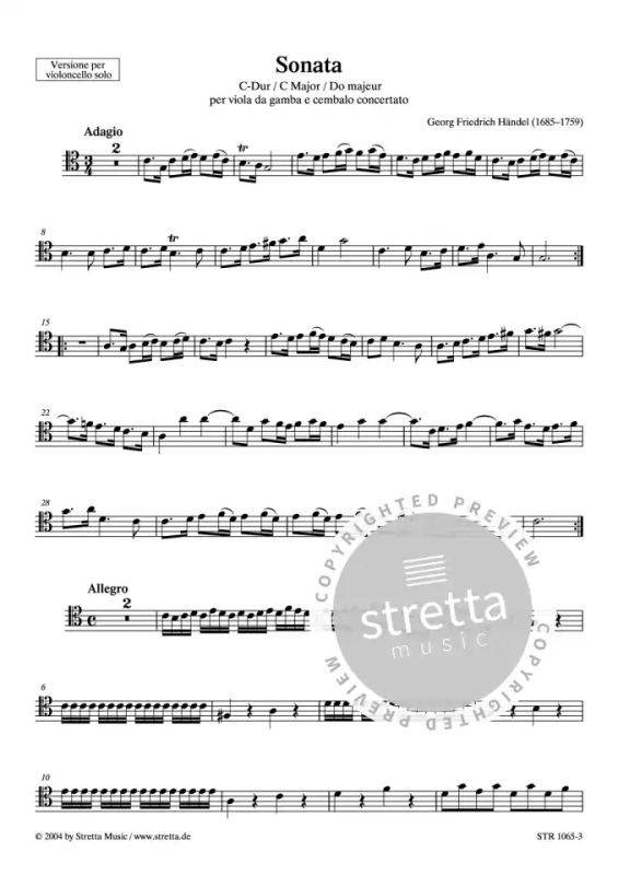 Georg Friedrich Händel - Sonate C-Dur (5)