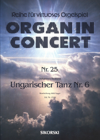 Johannes Brahms - Ungarischer Tanz Nr. 6 für elektronische Orgel