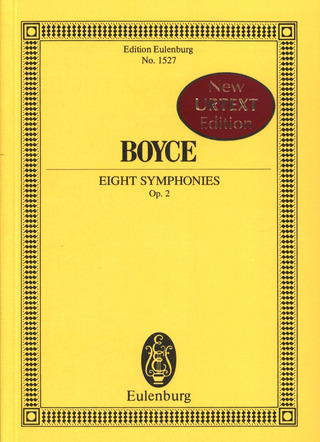 William Boyce - 8 Symphonies op. 2