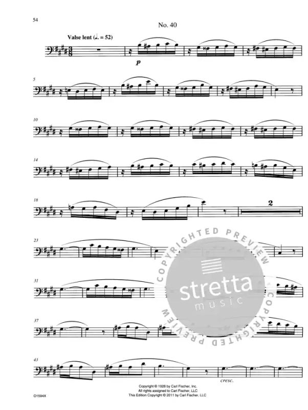 Marco Bordogni - Melodious Etudes for Trombone 1 (4)