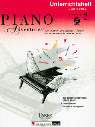 Randall Faber et al.: Piano Adventures 2 – Unterrichtsheft
