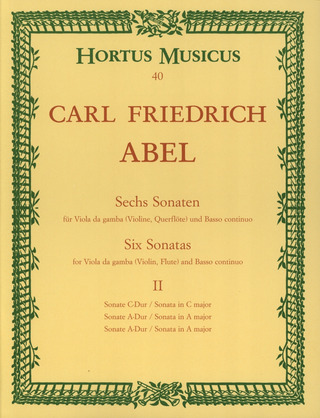 Carl Friedrich Abel: Sechs Sonaten II