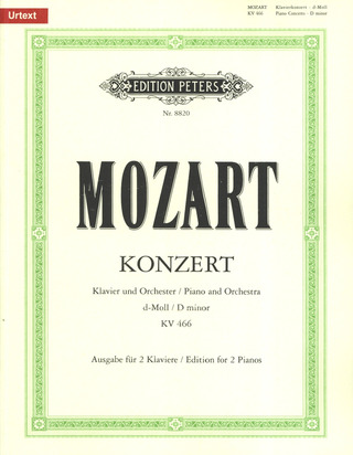 Wolfgang Amadeus Mozart: Konzert d-Moll KV 466