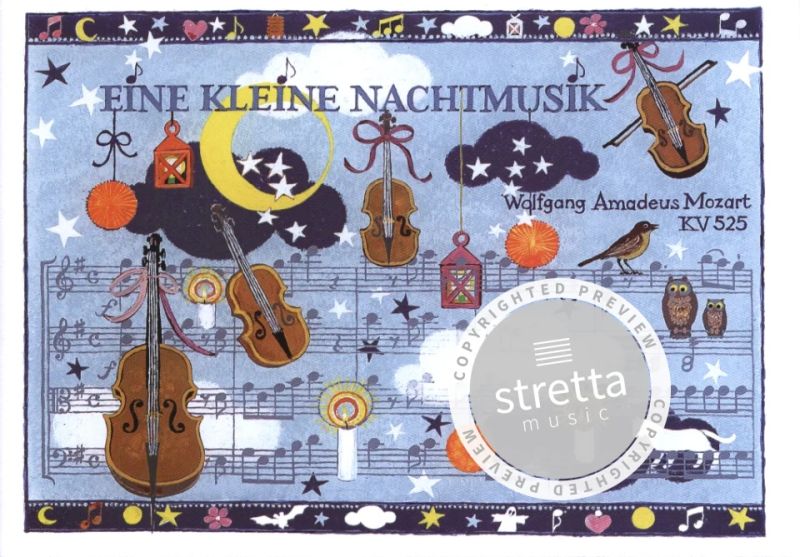 Doppelkarte Kleine Nachtmusik (Mozart)
