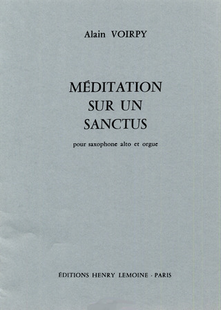 Alain Voirpy - Méditation sur un Sanctus