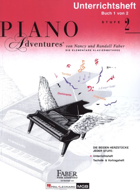Randall Faber et al. - Piano Adventures 2 – Unterrichtsheft