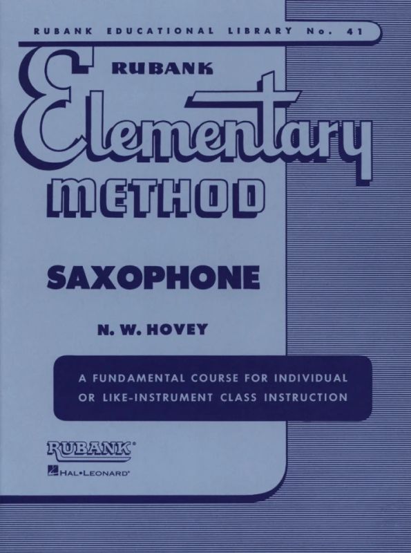Nilo W. Hovey - Rubank Elementary Method - Saxophone (0)