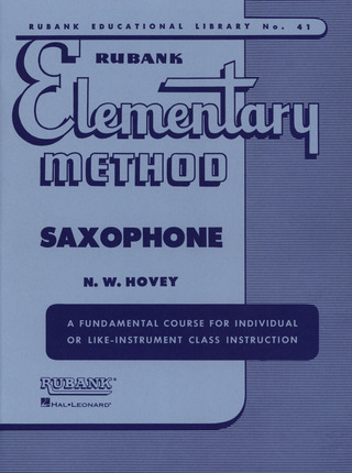 Nilo W. Hovey - Rubank Elementary Method - Saxophone