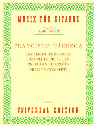 Francisco Tárrega - Sämtliche Präludien
