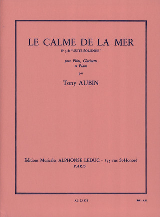 Tony Aubin - Tony Aubin: Le Calme de la Mer