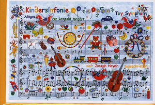 Doppelkarte Kindersinfonie (Mozart Leopold)