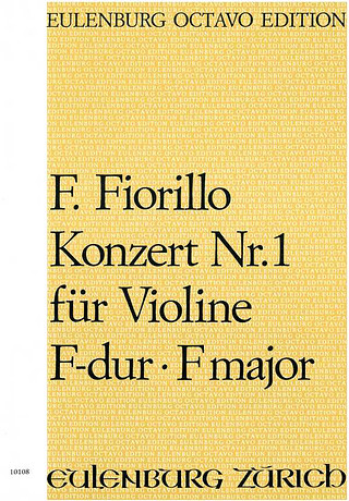 Federigo Fiorillo - Konzert für Violine Nr. 1 F-Dur