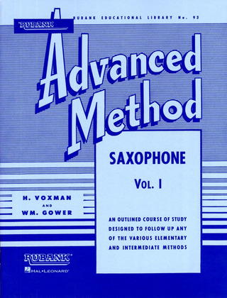 Himie Voxmanet al. - Rubank Advanced Method - Saxophone Vol. 1