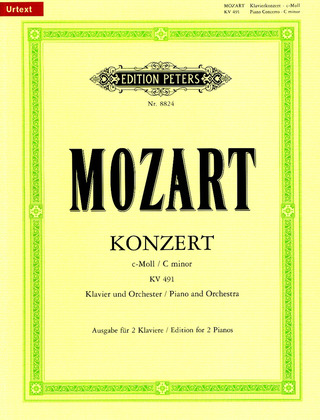 Wolfgang Amadeus Mozart - Konzert c-Moll KV 491 (vollendet Wien, 24. März 1786)