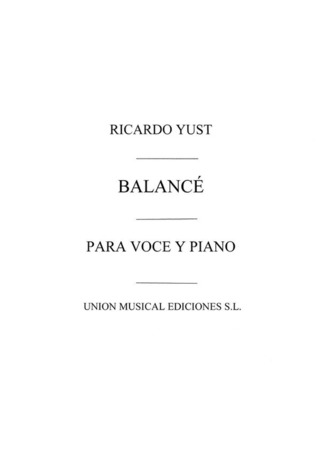 Ricardo Yust - Balancé