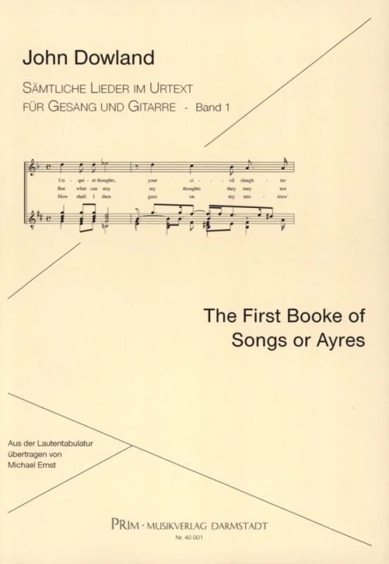 John Dowland - First Booke of Songs and Ayres