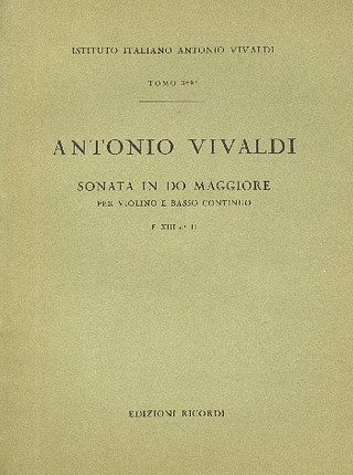 Antonio Vivaldi et al. - Sonata in Do per Violino e BC Rv 2