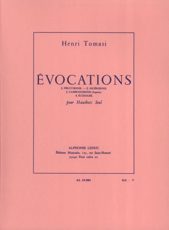 Henri Tomasi - Evocations